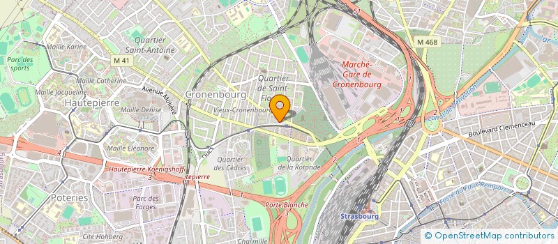 localisation de l'entreprise SOLSIM IMMOBILIER à STRASBOURG
