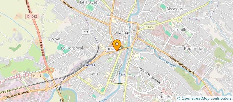 localisation de l'entreprise SOLSIZ  CASTRES