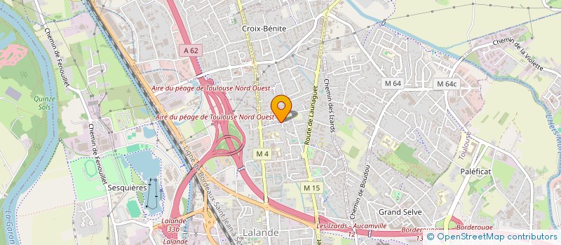 localisation de l'entreprise SOLSKIN 1  TOULOUSE