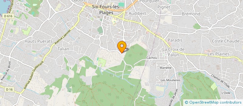 localisation de l'entreprise SOLSO INVESTMENTS à SIX-FOURS-LES-PLAGES