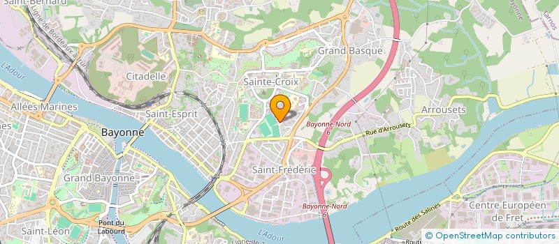 localisation de l'entreprise SOLSTICE à BAYONNE