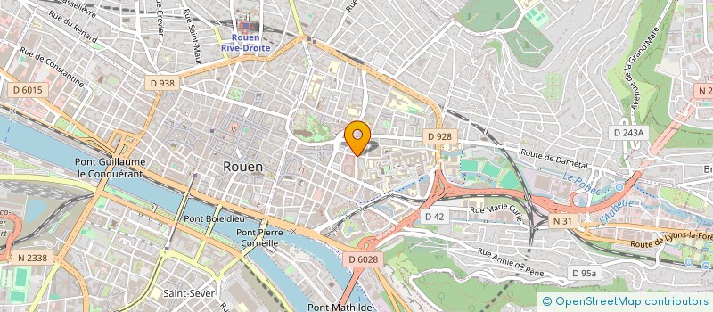 localisation de l'entreprise SOLSTICE à ROUEN