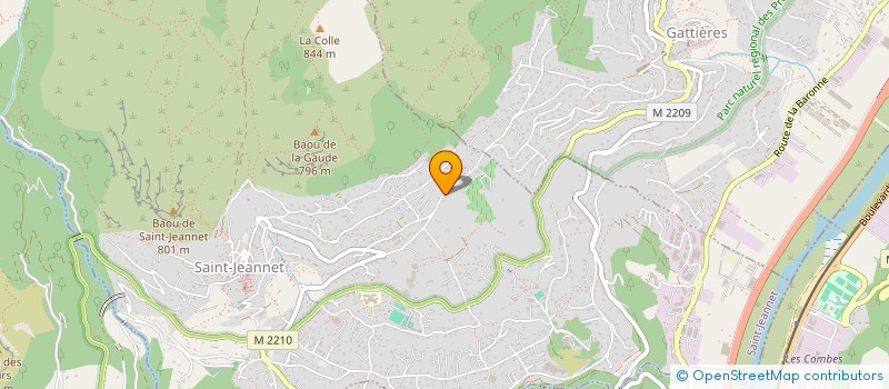 localisation de l'entreprise SOLSTICE  SAINT-JEANNET