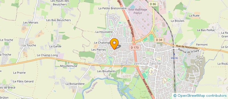 localisation de l'entreprise SOLSTICE  VERN-SUR-SEICHE