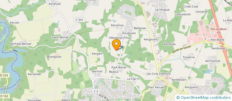 localisation de l'entreprise SOLSTICE  GUIDEL