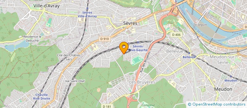 localisation de l'entreprise SOLSTICE à SEVRES