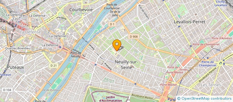 localisation de l'entreprise SOLSTICE - BONIFACIO à NEUILLY-SUR-SEINE