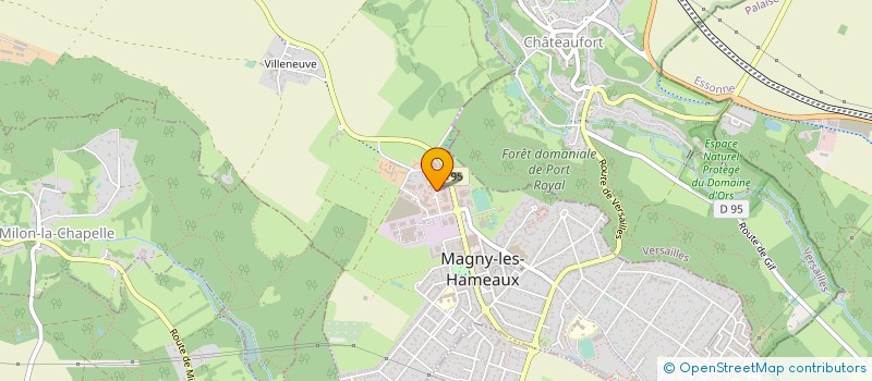 localisation de l'entreprise SOLSTICE INGENIERIE à MAGNY-LES-HAMEAUX