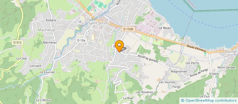 localisation de l'entreprise SOLSTICE PSYCHOLOGUES  SAINT-JORIOZ