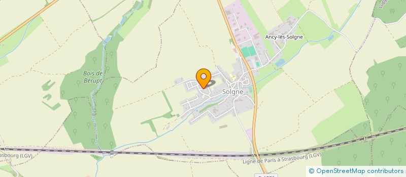 localisation de l'entreprise SOLSTICE SAVONNERIE  SOLGNE