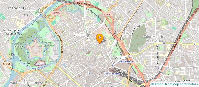 localisation de l'entreprise SOLSTICES à LILLE