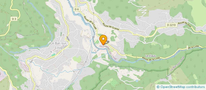 localisation de l'entreprise SOLSUD TRAVAUX à TOURRETTES-SUR-LOUP