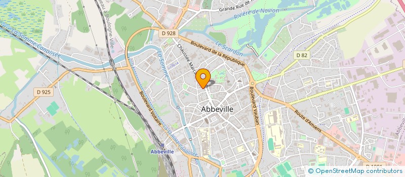 localisation de l'entreprise SOLSYSTEMS à ABBEVILLE