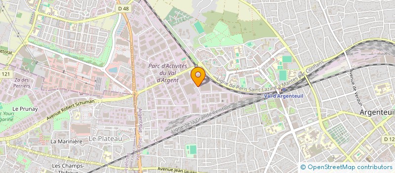 localisation de l'entreprise SOLTADEM  ARGENTEUIL