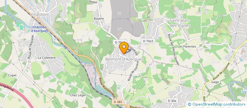 localisation de l'entreprise SOLTAE à BELMONT-D'AZERGUES