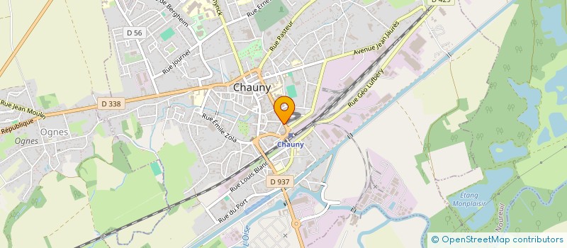 localisation de l'entreprise SOLTANA à CHAUNY