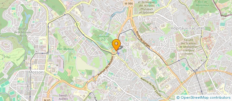 localisation de l'entreprise SOLTANA à MONTPELLIER