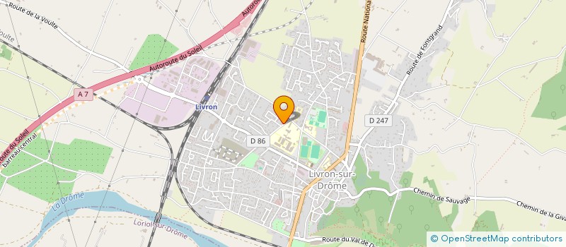 localisation de l'entreprise SOLTANIA  LIVRON SUR DROME