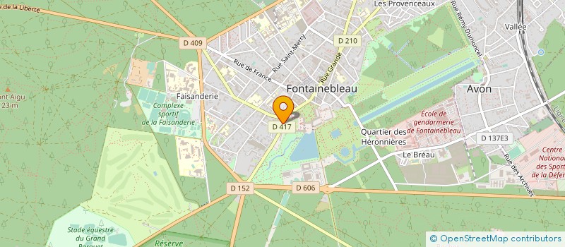 localisation de l'entreprise SOLTEC DEVELOPPEMENT SA à FONTAINEBLEAU