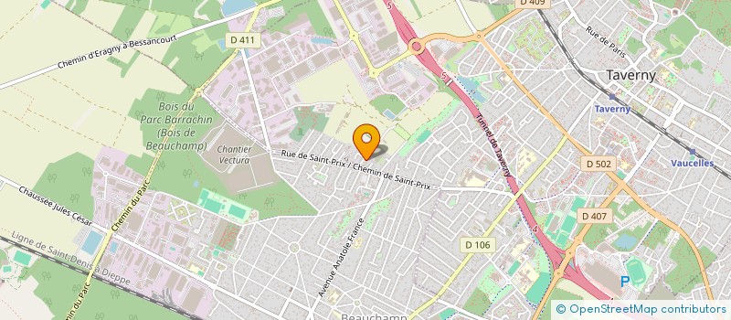 localisation de l'entreprise SOLTEC RESINE à TAVERNY