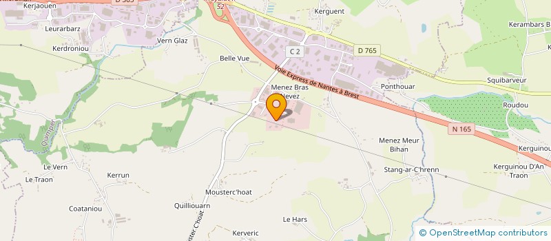 localisation de l'entreprise SOLTECH à SAINT-EVARZEC