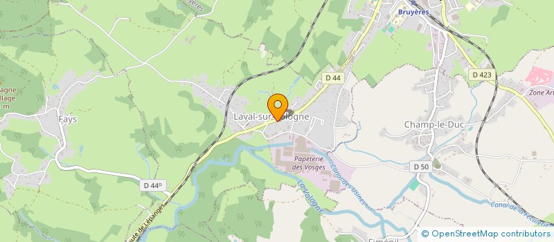 localisation de l'entreprise SOLTECH  LAVAL-SUR-VOLOGNE