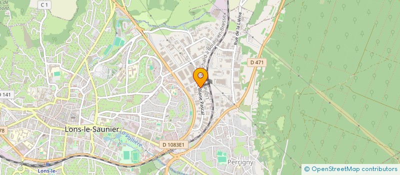 localisation de l'entreprise SOLTECH AMENAGEMENT à LONS-LE-SAUNIER