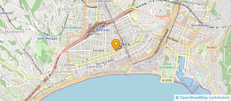 localisation de l'entreprise SOLTECH ETUDES ET TRAVAUX à NICE