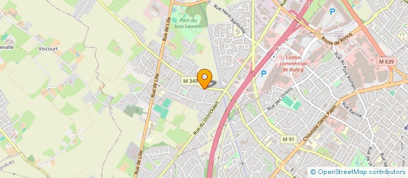 localisation de l'entreprise SOLTH. AUTOS à RONCQ