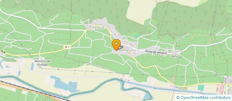 localisation de l'entreprise SOLTHY  VENTEUIL