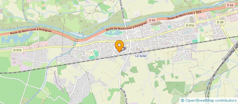 localisation de l'entreprise SOLTIRANA  LE SOLER