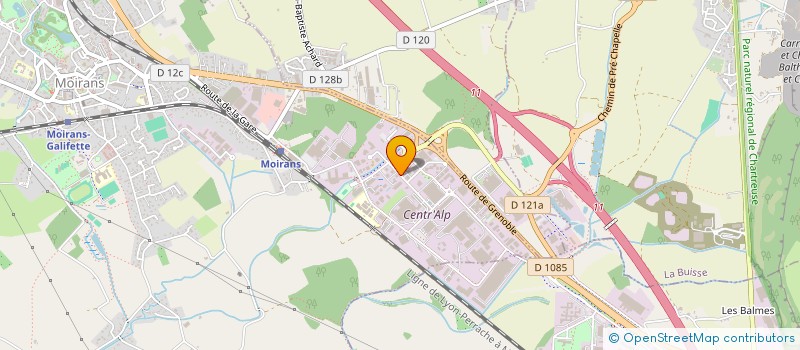 localisation de l'entreprise SOLTIS ENVIRONNEMENT à MOIRANS