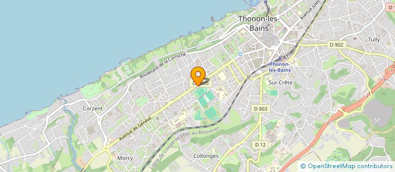 localisation de l'entreprise SOLTOIT à THONON-LES-BAINS