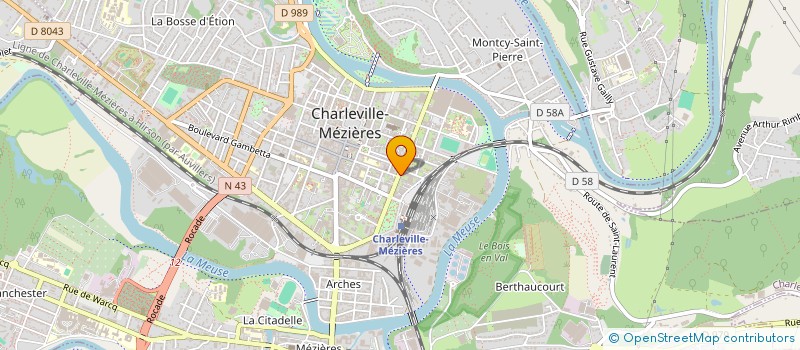 localisation de l'entreprise SOLTORINI  CHARLEVILLE-MEZIERES