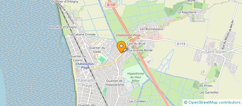 localisation de l'entreprise SOLTRADI à CHATELAILLON-PLAGE