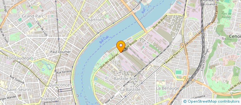 localisation de l'entreprise SOLTRANS à BORDEAUX