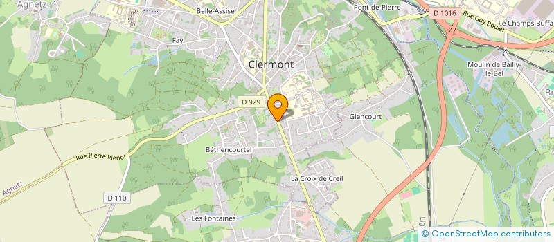 localisation de l'entreprise SOLU.FI.COM  CLERMONT