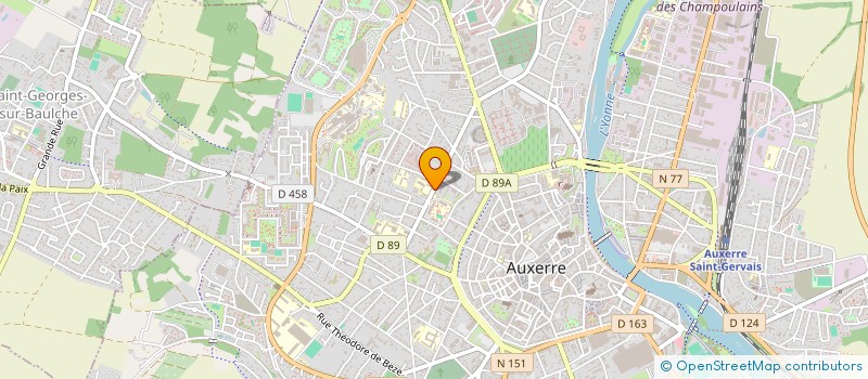 localisation de l'entreprise SOLU-FORMATIONS SAS à AUXERRE