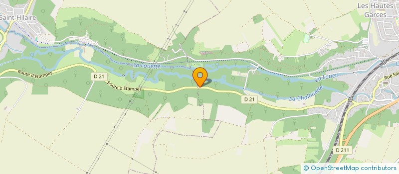 localisation de l'entreprise SOLU'GREEN à ETAMPES