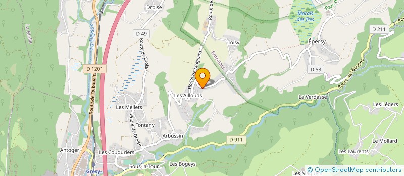 localisation de l'entreprise SOLU HOME  GRESY-SUR-AIX