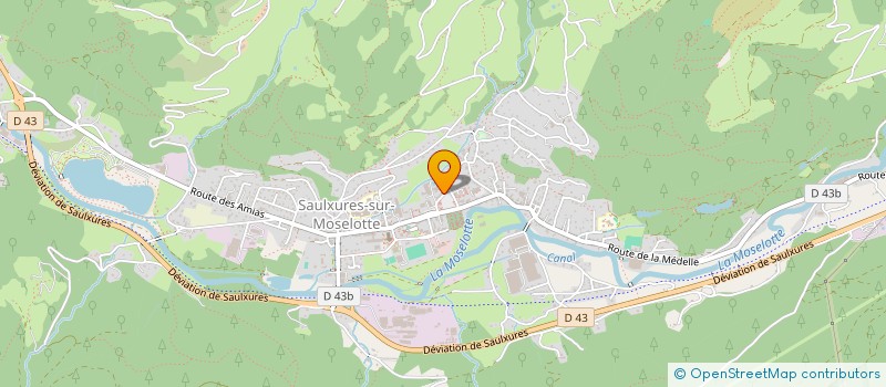 localisation de l'entreprise SOLU.K  SAULXURES-SUR-MOSELOTTE