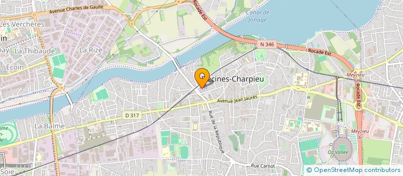 localisation de l'entreprise SOLU'TRANS  CHARLY