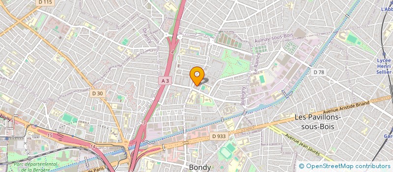 localisation de l'entreprise SOLU TRANS ECO  BONDY