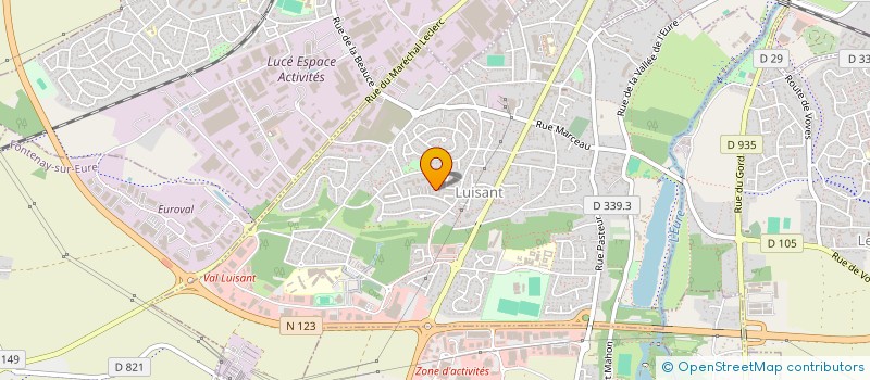 localisation de l'entreprise SOLU-TRANS PRESTIGE à LUISANT