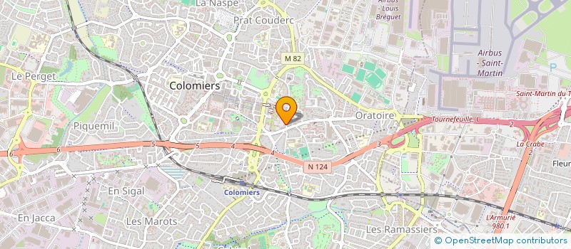 localisation de l'entreprise SOLU-TRAVO à COLOMIERS