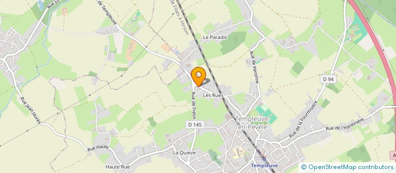 localisation de l'entreprise SOLUBAT M.C  TEMPLEUVE-EN-PEVELE