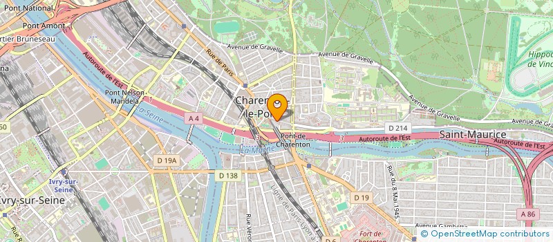 localisation de l'entreprise SOLUBAT SERVICES à CHARENTON-LE-PONT