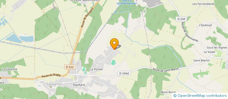 localisation de l'entreprise SOLUBAUM  SALAGNON