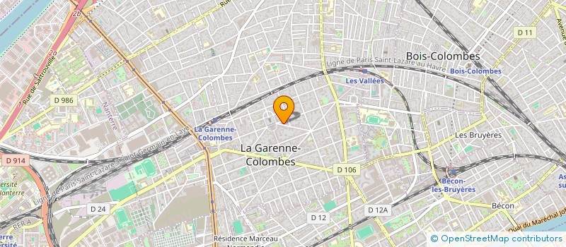 localisation de l'entreprise SOLUBIS à LA GARENNE-COLOMBES