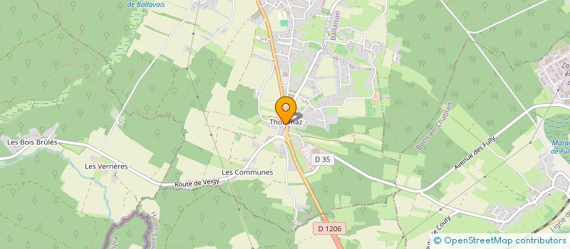 localisation de l'entreprise SOLUC'ELEC 74  LOISIN